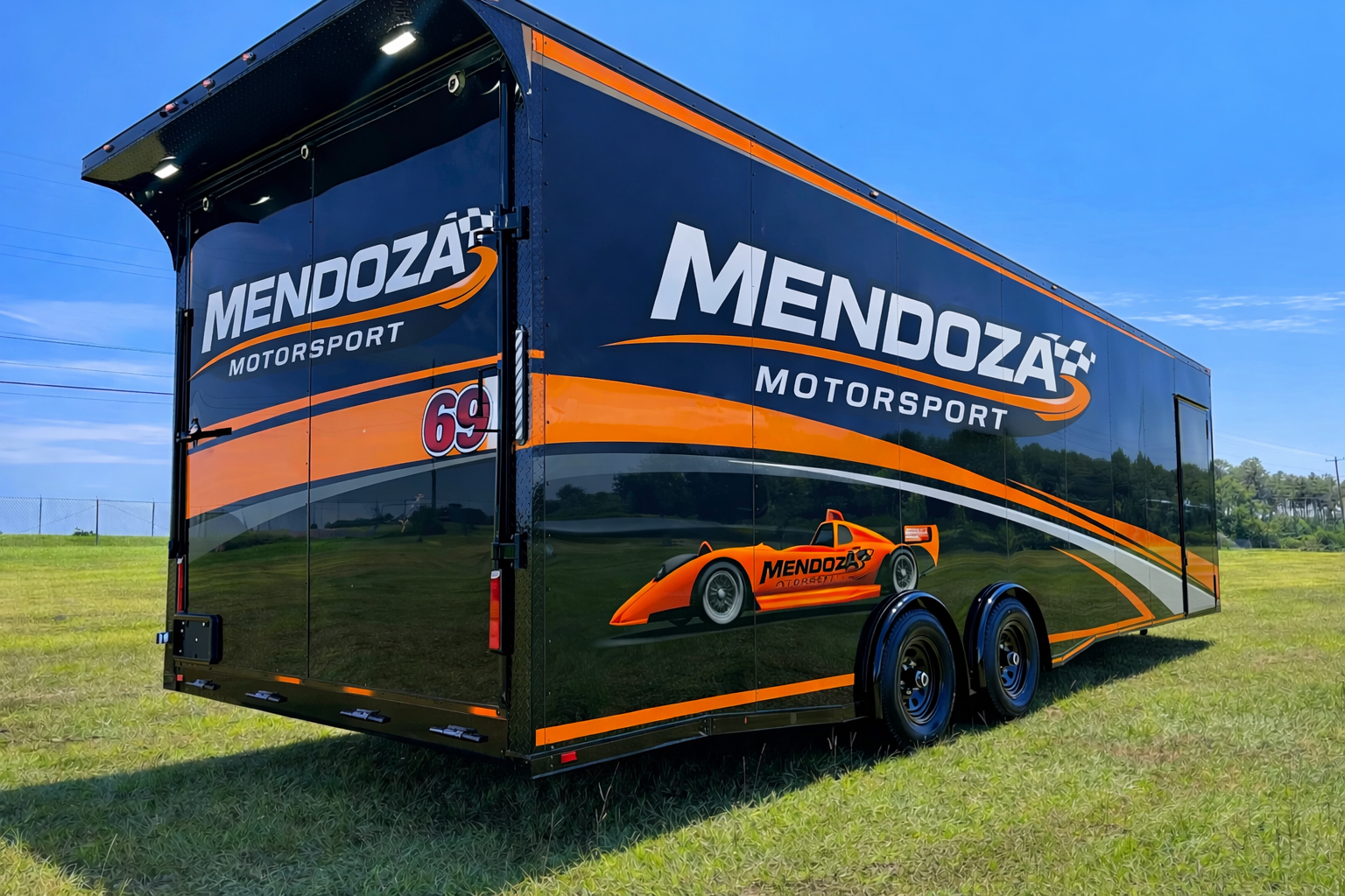 Mendoza Motorsport trailer
