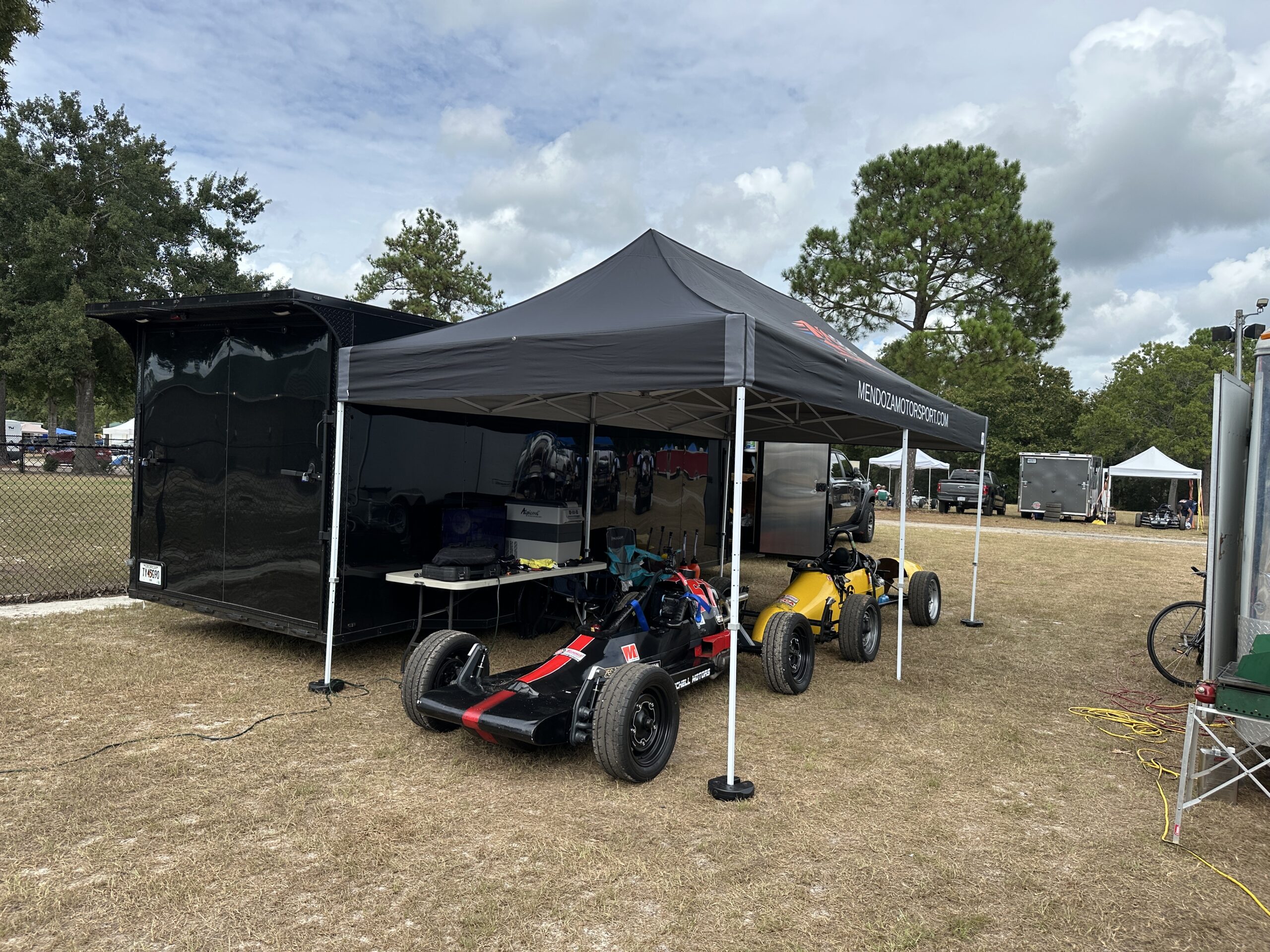 Jose in the paddock at Carolina Motorsports Park
